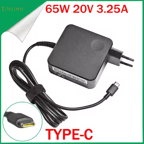 20V 3.25A 65W USB Type-C AC Laptop Power Adapter Charger For Lenovo Thinkpad X1 Carbon Yoga X270 X28