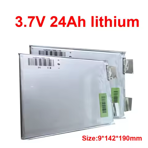 Gtk 3.7V 24Ah not 20Ah 25Ah 30Ah 40Ah 40A lithium ion rechargeable battery cell Size 9*142*190mm 2C 