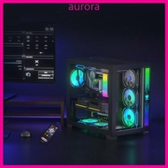 Auro ARGB and PWM HUB Fan Hub Splitter ARGB Case Fan Hub PWM ARGB Hub Splitter for 5V Addressable AR