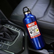 [Yipin Auto Department Store] NOS Nitrogen Cylinder Shape Insulation Water Bottle Thermos 304 Stainl