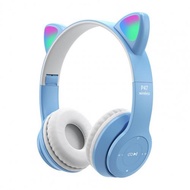 Wireless Bluetooth Headphones Cat Ear P47 Headphone with Mic Bluetooth Headset LED Light Earphone