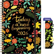 Perancang 2026, Perancang Mingguan & Bulanan 2026 dari Jan. 2026-Dis. 2026, 6.1"×8.5", Perancang Aka
