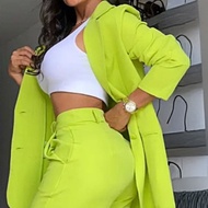 Cute Comfortable Spring Outfit for Women Trendy Office Attire for Women Womens Business Suit Set Bla