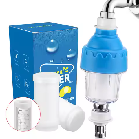 Faucet universal pre-filter removal chlorine descaling filter water purifier
