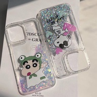 IPH 6/6+/7/8/7+/8+/XR CASE GLITTER AIR CARTOON JAYA ACC