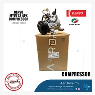 DENSO ORIGINAL Myvi Compressor 1.3 4PK COMPRESSOR 7740