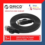 ORICO PUG-C6B-10-BK-EP ORICO CAT6 Flat Gigabit Ethernet Cable - 1 meter