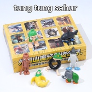 Tungtungsahur 12 Draws Hole Lottery Surprise Toys Poking Keychain Toys