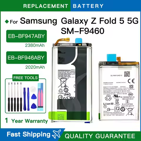 Genuine EB-BF946ABY EB-BF947ABY battery For Samsung Galaxy Z Fold 5 W24 F9460 Fold5 F946 F947 mobile