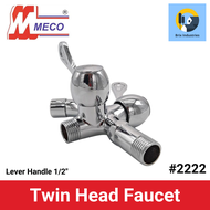 Meco Twin Head Faucet Lever Handle 1/2" #2222 Brix Industries Manila