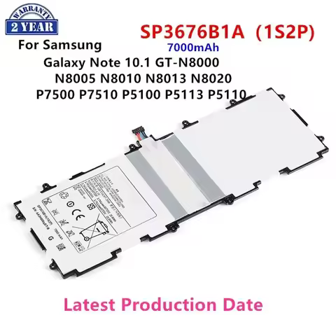 Brand New SP3676B1A 7000mAh Battery For Samsung Galaxy Note 10.1 GT-N8000 N8005 N8010 N8013 N8020 P7