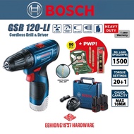 BOSCH GSR 120-LI 12V Cordless Drill Driver Bateri Gerudi Skru GBA 2.0Ah Battery GAL 1210 CV GSR120-LI GSR120 GSR 120