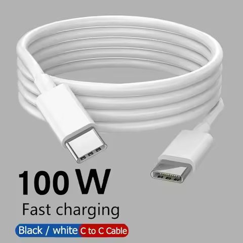Type C To Type C Cable 5A PD Fast Charging for Laptop Charging MacBook Pro Dell XPS HP Lenovo Tablet