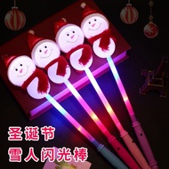 Luminous Snowman Glow Stick Christmas Glow Stick Glow Stick Christmas Gift Fairy Stick Colorful Glow