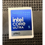 Intel Core Ultra 5 logo Sticker VPRO series 3 Original