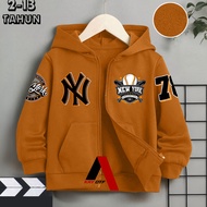 CODE R26T NY Logo Children's Zipper Jacket Boys Girls Ages 2 3 4 5 6 7 8 9 1 11 12 13 Years Latest J