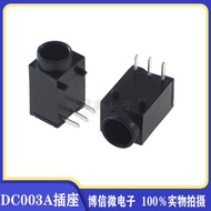 003a 3.5 * 1.3 Power Socket Three-Pin Straight Plug Round Head-003A 3.5-Port 1.3-Pin
