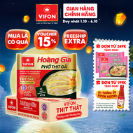 [VOUCHER 15%]  Thùng 18 gói Hoàng Gia Phở Thịt Gà VIFON 120gr/gói