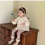 CY1338 Floral Rabbit Shirt+CK1339 Lace Leggings 2026 Spring