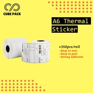 350 500 Thermal Sticker A6 Paper Roll Fold Stack Airway Bill Sticker Thermal Label AWB Consignment Note 订单打印纸 TS01
