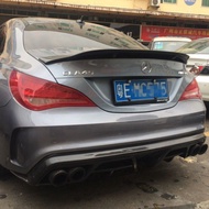 For Mercedes CLA Spoiler CLA45 W117 C117 Carbon Fiber Rear Trunk Wings Spoiler cla 200 250 260 Rennt