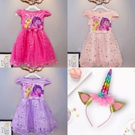 My little pony tutu dress+headband . 2yrs to 8yrs