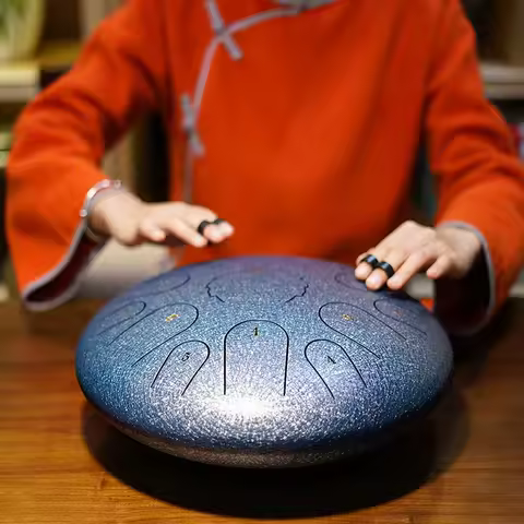 Hollow Drum Hand Disc 6 Inches 8 Notes Percussion Musical Instruments Tongue Drum Adult Child Beginn