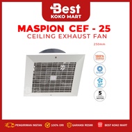 MASPION Exhaust Fan CEF-25 ORIGINAL Hexos Ceiling Fan 10 Inch