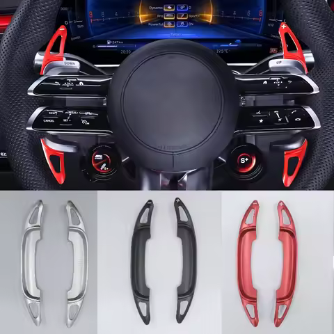 Paddle Shifter For Mercedes Benz AMG A45 C43 C63 CLA45S E53 G63 GT53 2024 2025 Car Steering Wheel Pa