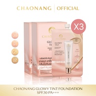 [แพ็คสุดคุ้ม 3 Box ] Glowy Tint รองพื้นเจ้านางโกลว์วี่ทินท์ - Chaonang Glowy Tint Foundation SPF30 P