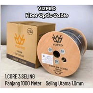 VIZPRO 1 CORE FIBER OPTIC CABLE 1000M -03973