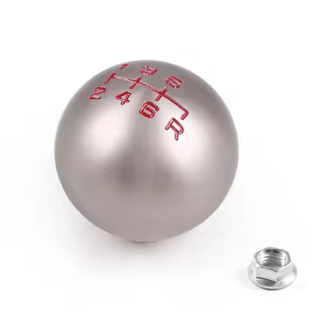 For JDM Honda Shift Knob - For Civic Type R FD2/S2000 AP1/Fit GE8, 5/6 Speed Forged Aluminum Ball Ge