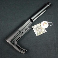 Kualitas Terjamin Popor Mft Satu Set / Popor Lipat Mft Hitam / Popor Lipat Pacul Pcp / Popor Predato