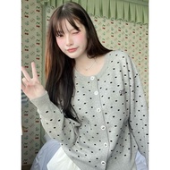 (New in pack) Cintage CT1989 Cardigan Bowknot789 Color Dot darkgray(bowny)