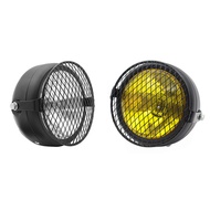 CG125 Modified Retro Headlight GN125 Retro Black Shell Round Headlight Motorcycle Accessories Headli