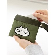 card holder wallet id card holder Beg kad baru, anak kucing, dompet duit syiling comel, beg mudah al