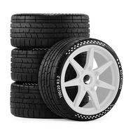 GT Racing Rally Tire Tires for ARRMA 1/7 F1 KM 1/8 Hongnuo X3GT RC Car Metal Upgrade OP Accessories 