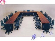 【廖先生】J119-01~24木製環式會議桌