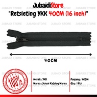 Retsleting Zipper Ykk Model Biasa 40CM Pcs