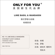 Large Wooden Lid Smokeless Glass Aroma Fragrance Soy Wax Coconut Candle Birthday Gift Handmade Hand