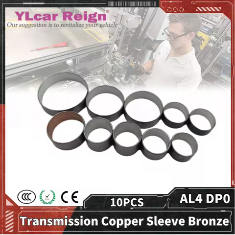 10PCS DP0 AL4 DPO Automatic Transmission Gearbox Copper Sleeve Bronze Bushing O Ring Sealing Kit for