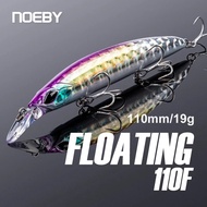NOEBY New Arrival Artificial Baits 11cm 19g Floating Minnow Fishing Lure Goods for Fishing Tackle NB