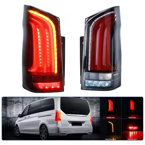 LED Tail Lamp Assembly For Mercedes Benz Vito V220D V250 V260 V300 W447 2016-2023 Rear Brake Reverse