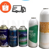 Aircond Gas // Gas Kecil //  R22 Gas // R410a Gas // R404 GAS //R600 // R134 Gas With leak stop // G