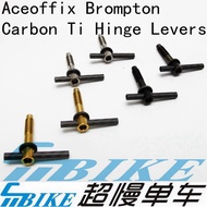 aceoffix brompton carbon+ti hinge lever CT02 titanium screw pikes 3sixty