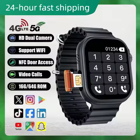BW9 Pro Smartwatch - Independent SIM card calling, dual-core CPU, 2D graphics enhancement and an ult