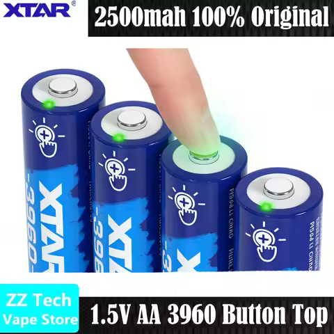 4-16pcs Original XTAR 1.5V AA 3960 2500mAh 3A Discharge Li-ion Battery 1500 Times Long Cycle Life Pr