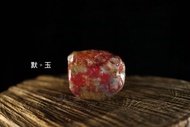 昌化雞血石原石印章（小擺件）