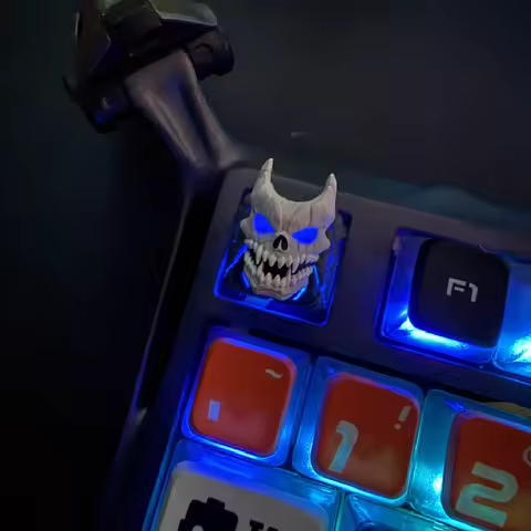 Anime Kaiju No.8 Light-Transmitting Keycaps Soshiro Hoshina Reno Ichikawa Personalized Resin Mechani