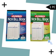 Bill Book NCR With Numbering Jumbo 5" x 8" / 80set  x 2ply /50set x 3ply